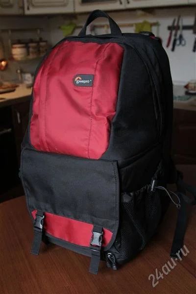 Лот: 2462101. Фото: 1. Рюкзак LowePro FastPack 350 красный. Чехлы, сумки, ремешки