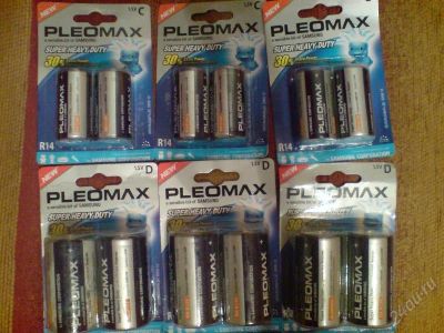 Лот: 153060. Фото: 1. батарейки PLEOMAX (samsung). Батарейки, аккумуляторы, элементы питания