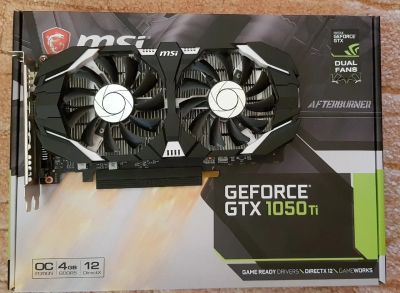 Лот: 15506241. Фото: 1. MSI GeForce GTX 1050 Ti OC На... Видеокарты