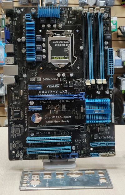 Лот: 21098212. Фото: 1. Мат. плата ASUS P8Z77-V LX2/ATX... Материнские платы