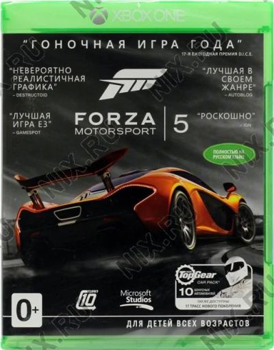 Лот: 6048490. Фото: 1. Forza Motosport 5 Xbox One диск... Игры для консолей