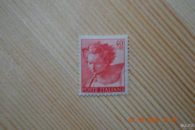 Лот: 12490350. Фото: 1. Марка Италии 1961г. из серии фрески... Марки