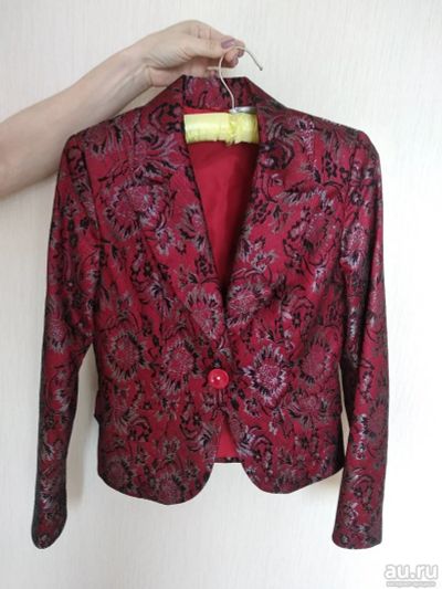 Лот: 17571706. Фото: 1. Бордовый пиджак "izzet Candan... Пиджаки, жакеты, жилеты