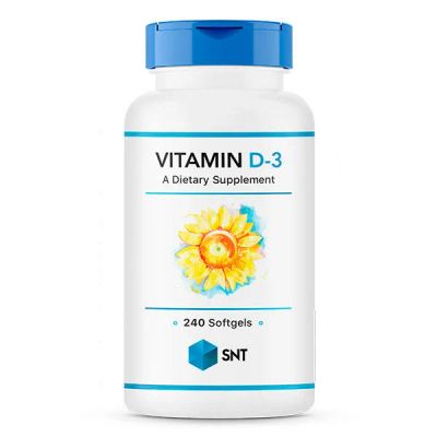 Лот: 18819912. Фото: 1. SNT Vitamin D3 5000IU 240 капс... Спортивное питание, витамины