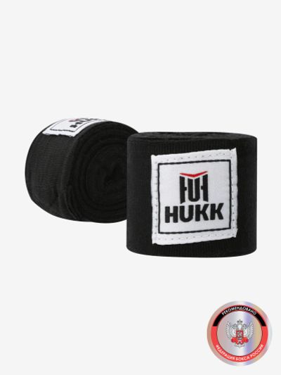 Лот: 25702880. Фото: 1. Бинты Hukk 4.5 м, 2 шт., Черный. Другое (спортивная одежда)