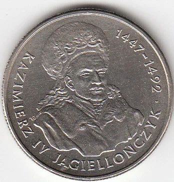 Лот: 4703932. Фото: 1. Польша 20000 злотых 1993 г Казимир... Европа