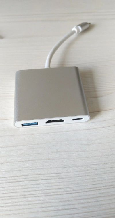 Лот: 15747961. Фото: 1. Переходник type c - hdmi, type... Дата-кабели, переходники