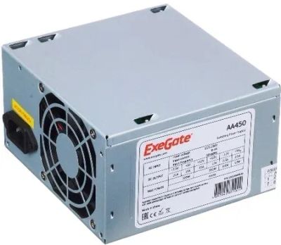 Лот: 25039601. Фото: 1. Блок питания ExeGate AA-450 450W... Корпуса, блоки питания