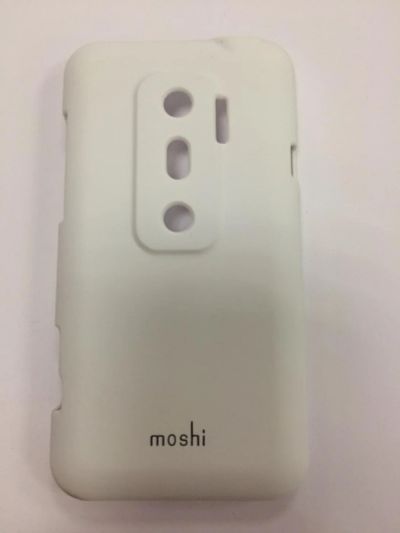 Лот: 10535723. Фото: 1. Чехол HTC Evo 3D Пластик Белый... Чехлы, бамперы