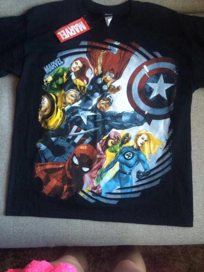 Лот: 7475644. Фото: 1. Футболка Marvel размер xl. Футболки, поло
