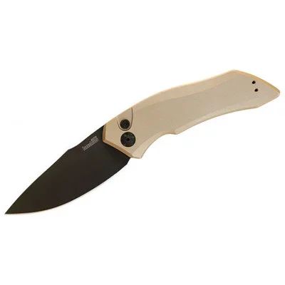 Лот: 16857590. Фото: 1. Нож Kershaw Launch 1 7100tanblk. Ножи, топоры