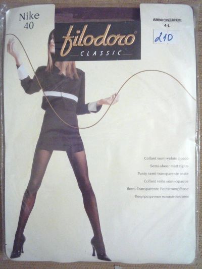 Лот: 9205529. Фото: 1. Колготки Filodoro Nike 40. Колготки, чулки