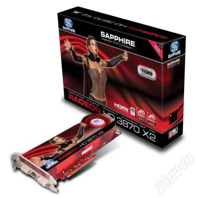 Лот: 42860. Фото: 1. Sapphire Radeon HD 3870 X2. Красноярск