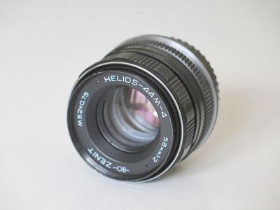 Лот: 9032230. Фото: 1. Helios-44M-4 + переходник на Canon... Объективы