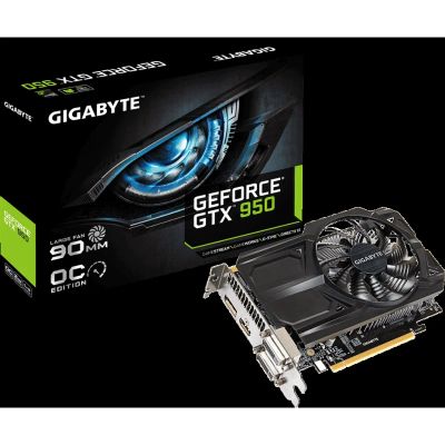 Лот: 8041487. Фото: 1. Gigabyte GeForce GTX950 OC 1241Mhz... Видеокарты