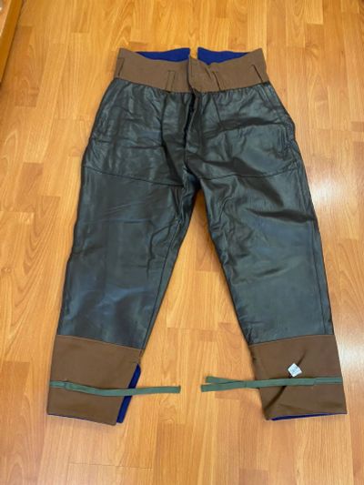 Лот: 19992087. Фото: 1. Брюки кожаные мужские лётные. Брюки, джинсы, шорты