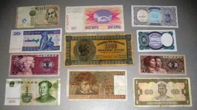 Лот: 3033839. Фото: 1. банкноты иностранные 11шт. лотом. Другое (банкноты)