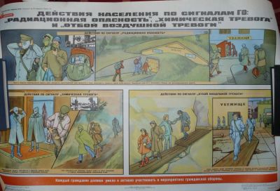 Лот: 5107305. Фото: 1. плакат гражданская оборона 1979... Другое (военная атрибутика)