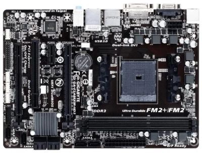 Лот: 10438067. Фото: 1. Gigabyte GA-F2A88XM-HD3 (rev... Материнские платы