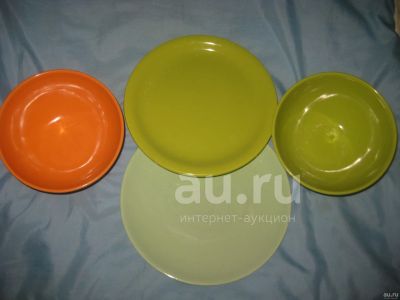 Лот: 19905102. Фото: 1. Яркий набор посуды - качественная... Тарелки, блюда, салатники