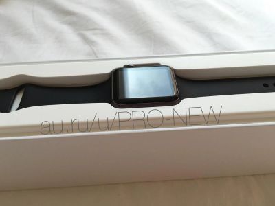 Лот: 5758789. Фото: 1. Apple Watch Sport 42mm with Sport... Смарт-часы, фитнес-браслеты, аксессуары