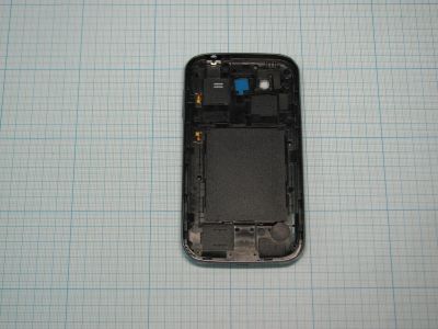 Лот: 12316982. Фото: 1. Корпус Samsung i9082 синий. Корпуса, клавиатуры, кнопки