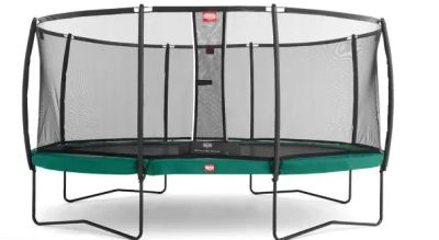 Лот: 25578967. Фото: 1. Батут Grand Champion Green + сетка... Детские спортивные комплексы, батуты