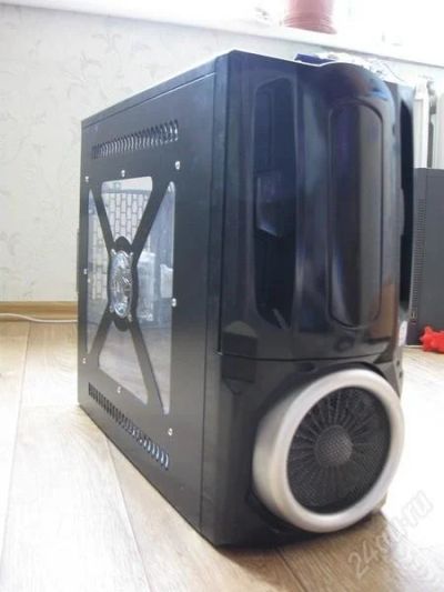 Лот: 130965. Фото: 1. Корпус Navi Ice Tube Black. Корпуса, блоки питания