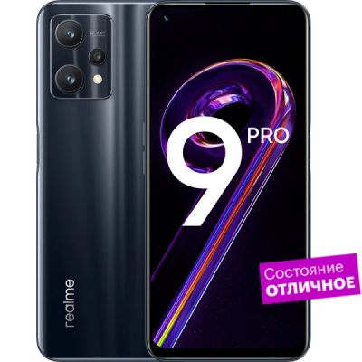Лот: 22221257. Фото: 1. Смартфон realme 9 Pro+ 128GB Черный... Смартфоны