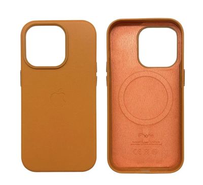 Лот: 22142391. Фото: 1. ЧЕХОЛ ДЛЯ iPhone 15 PRO MAX LEATHER... Чехлы, бамперы