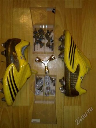 Лот: 1522803. Фото: 1. Adidas F50 оригинальные жёлтые... Кеды, кроссовки, слипоны