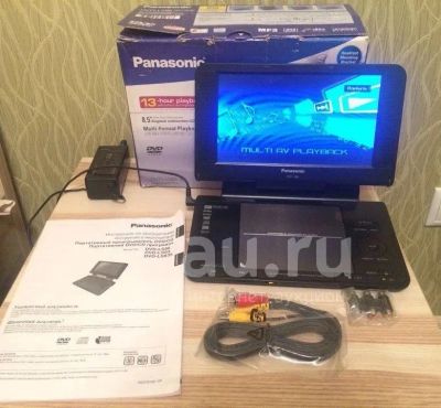 Лот: 21439468. Фото: 1. Портативный DVD panasonic dvd-ls86. DVD, Blu-Ray плееры