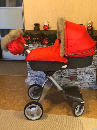 Лот: 13224152. Фото: 1. Коляска Stokke 2 в 1 + зимний... Коляски