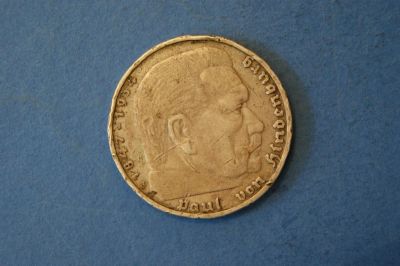 Лот: 3668515. Фото: 1. Монета Германия 5 марок 1935 год... Германия и Австрия