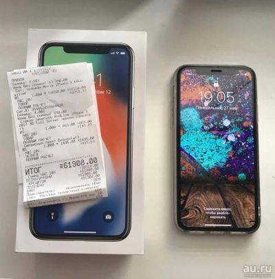 Лот: 13820534. Фото: 1. iPhone x 64gb белый рст. Смартфоны