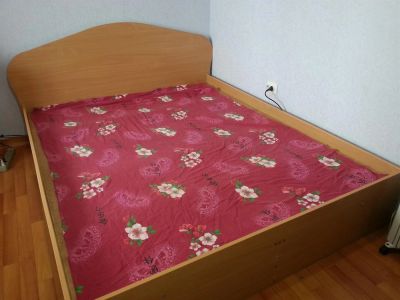 Лот: 3217785. Фото: 1. двухспальная кровать. Кровати