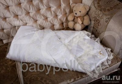Лот: 7238327. Фото: 1. Одеяло-конверт на выписку шикарное... Комплекты, конверты на выписку