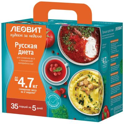Лот: 25272365. Фото: 1. Леовит Худеем за неделю Кейс Русская... Лекарства