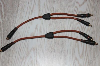 Лот: 2492276. Фото: 1. Y образный разветвитель RCA кабеля... Аксессуары для автозвука