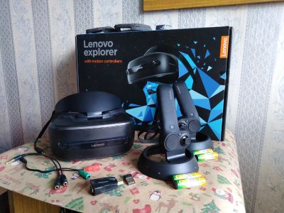 Лот: 16079328. Фото: 1. Шлем виртуальной реальности Lenovo... Очки, шлемы виртуальной реальности