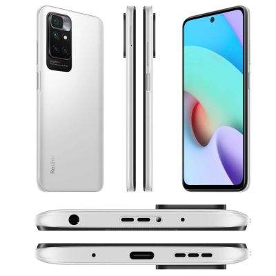 Лот: 18417527. Фото: 1. Новый Xiaomi Redmi 10 4+64Gb Белый... Смартфоны