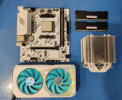 Лот: 25197425. Фото: 1. Мощная игровая сборка AMD Ryzen... Комплекты запчастей