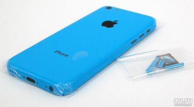 Лот: 9718027. Фото: 1. Корпус Apple iPhone 5C голубой... Корпуса, клавиатуры, кнопки