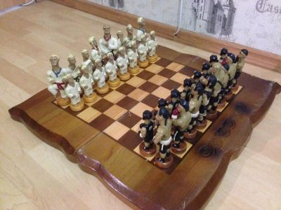 Лот: 11448593. Фото: 1. Шахматы ручной работы!. Настольные игры, карты