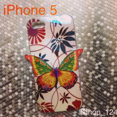 Лот: 4697533. Фото: 1. Чехол с бабочкой iPhone 5/5S. Чехлы, бамперы