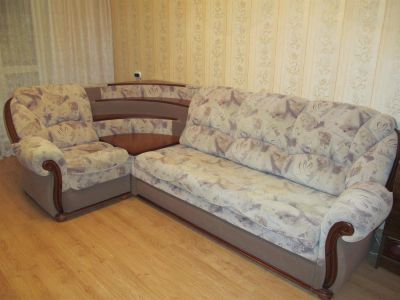 Лот: 3673163. Фото: 1. Диван-уголок. Кресла, пуфы