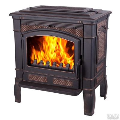 Лот: 16953265. Фото: 1. Чугунная печь-камин Fireway Gunter... Камины, печи-камины
