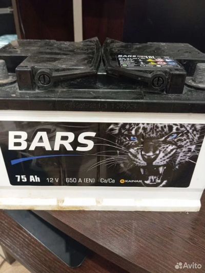 Лот: 24988511. Фото: 1. Аккумулятор bars 75ач. Аккумуляторы