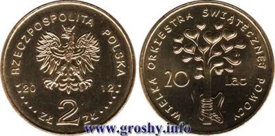 Лот: 5070269. Фото: 1. 2 злотых 2012 Польша, Большой... Европа