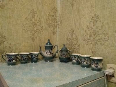 Лот: 15468989. Фото: 1. Чайный набор,фарфор,. Фарфор, керамика
